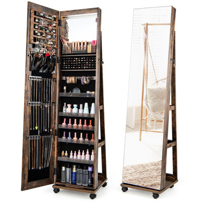 Armoire à bijoux verrouillable 64 po Latitude