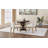 20.5" Wide Upholstered Low Back Armless Rubber Dining Chair-118608797-118608798