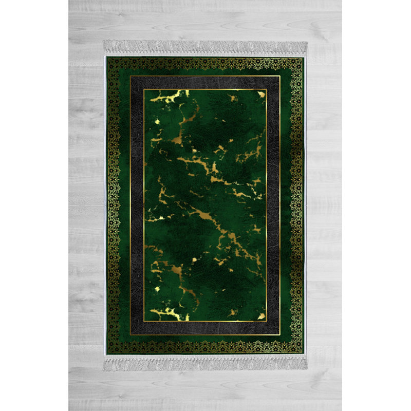 Luxurious Velvet Area Rug (4.6 x 7.2 ft), 100% Antibacterial Fabric, Non-Slip Cotton Backing, Pile Height: 0.4 in | Machine Washable, 3D Digital Print Design | Perfect for Living Room & Bedroom Decor, Soft & Durable