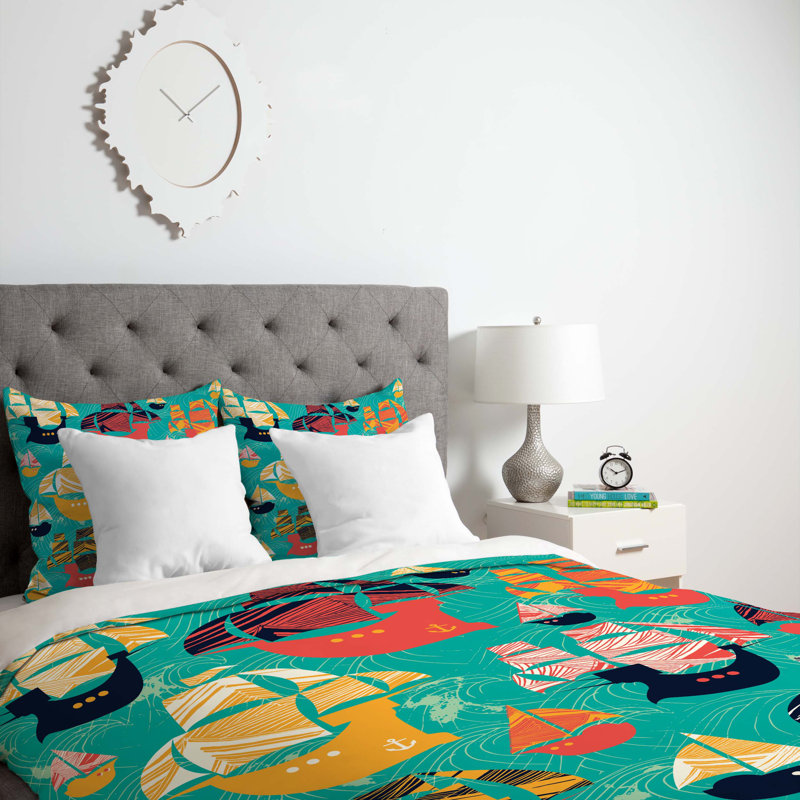 Housse de couette sam osbornes pour les navires pirate, Housse de couette pour très grand lit