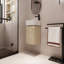 Meuble-lavabo simple de coin 12 po avec comptoir en céramique