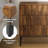 Mid-Century Modern Nightstand with 3 Drawers-2138245427-2117572892