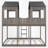 Full Over Full House Bunk Bed-1307237078