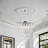 6-light Chrome Elegant Chandelier With Clear Glass Bulb Shade