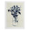 Indigo Floral Vase II - Impression sur toile seulement - NON-CADRE