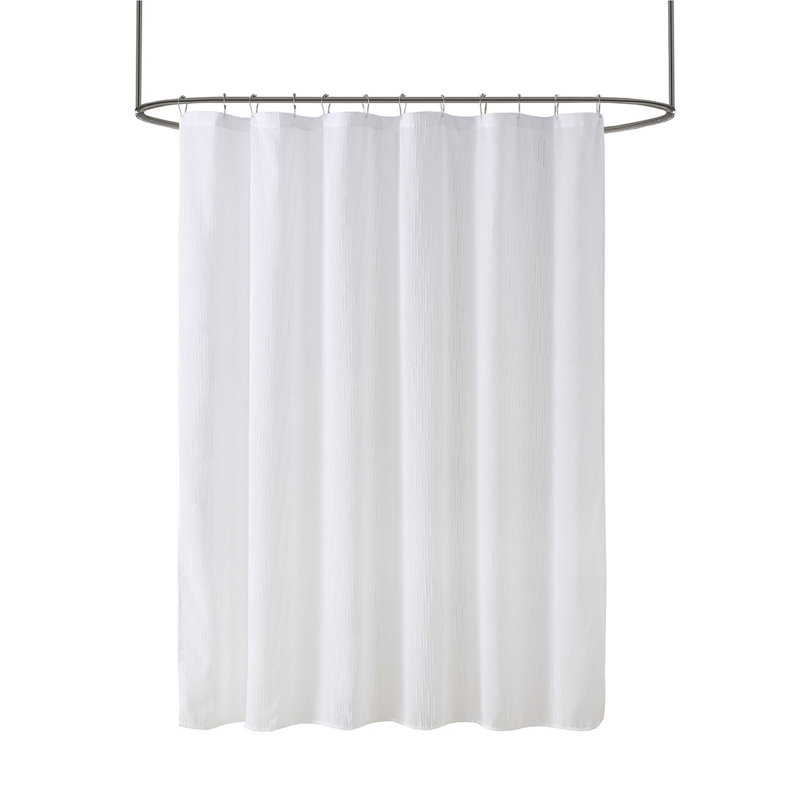 Rideau de douche diaphane, Blanc