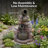 Vick Weather-Resistant Bricks and Pots Polyresin Solar Outdoor Fountain