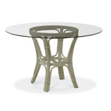 Trellis Round Glass Dining Table