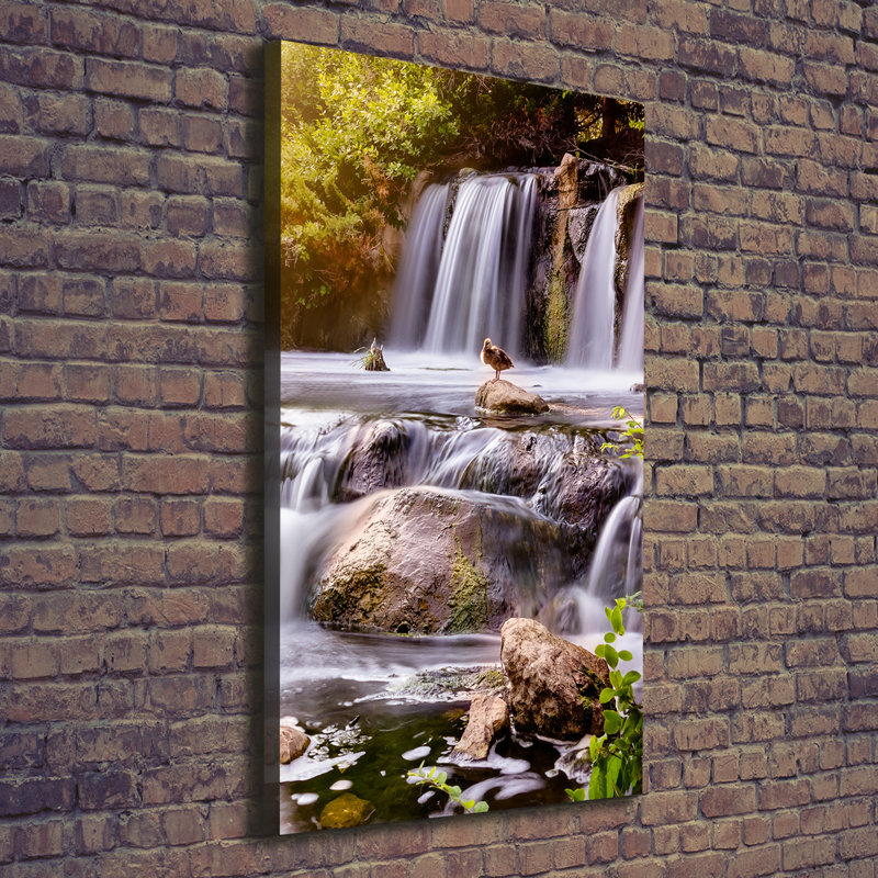 Waterfall - Wrapped Canvas Print