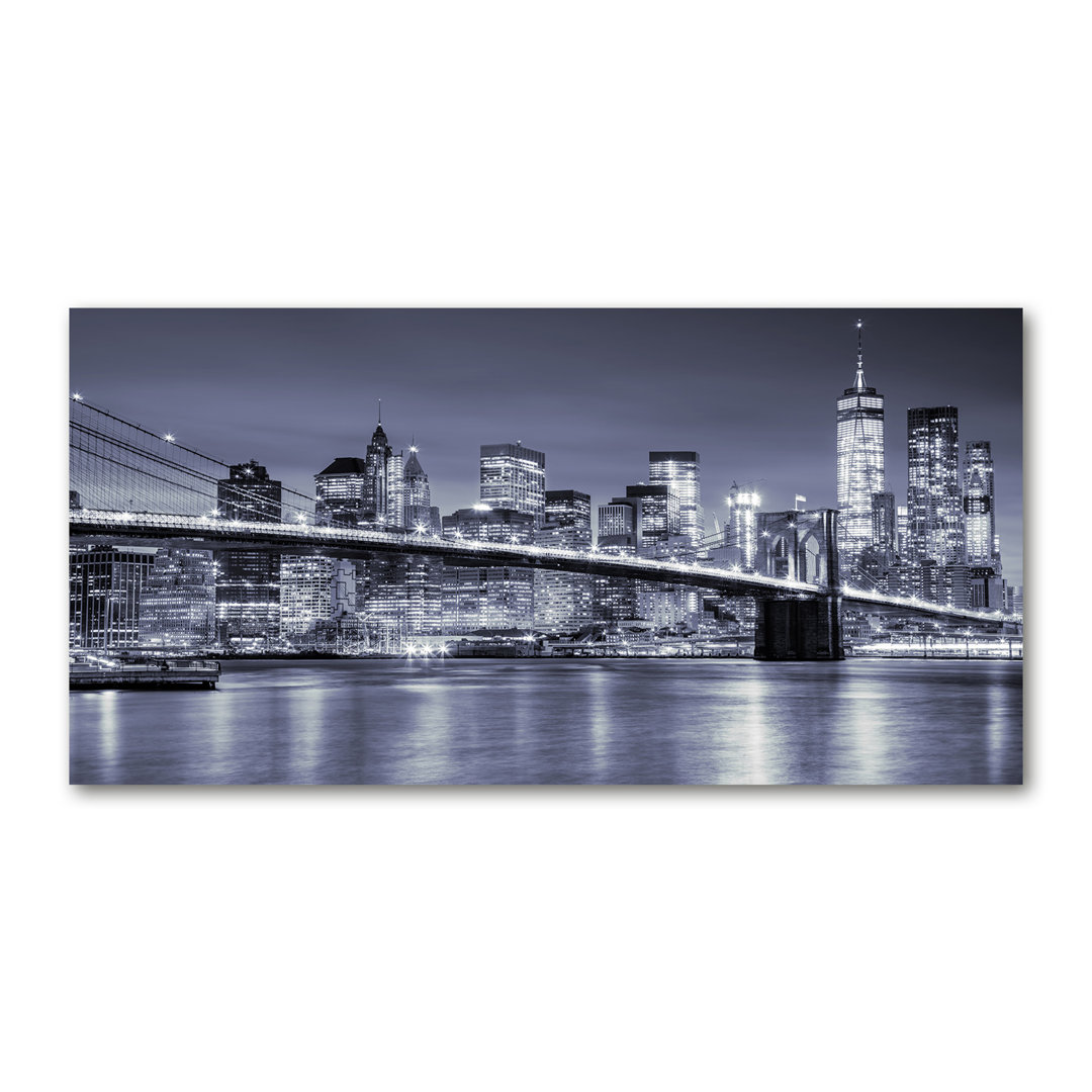 Manhattan New York - Wrapped Canvas Kunstdrucke