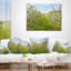 Photographie Bloomy Peach Forest - coussin à imprimé floral-29963071-29961301