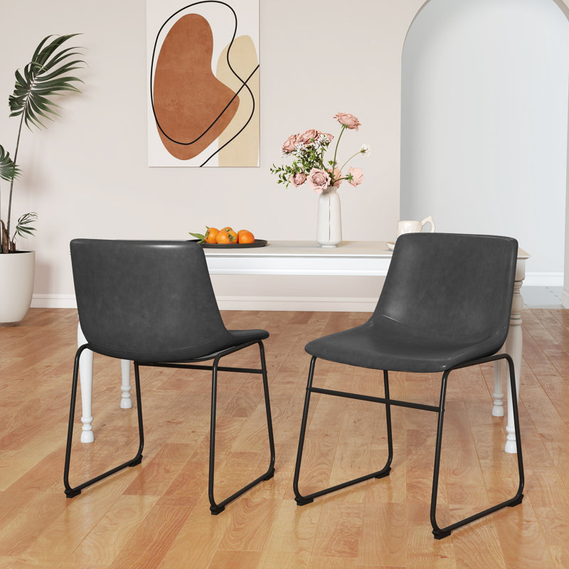 Tabouret rembourré H 18,3 po Behan, Gris