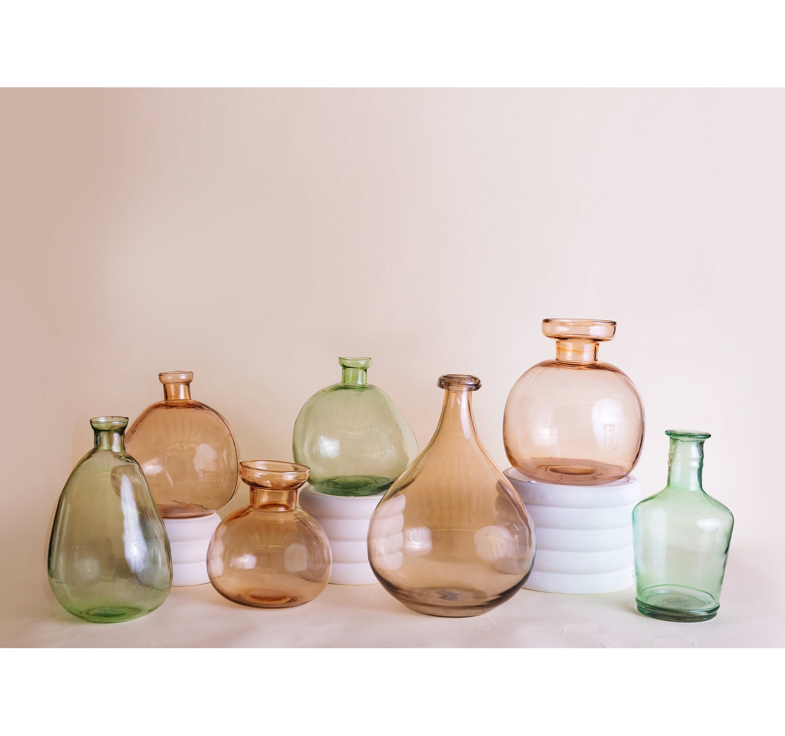 Lowan 10.4'' Stoneware Table Vase, Orange