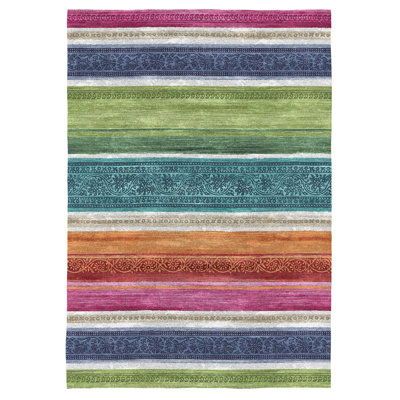 Aiello Striped Area Rug
