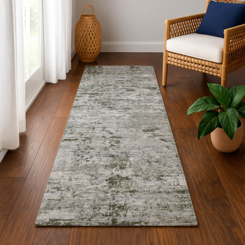 Premium Machine Washable Lubbers AMF1723 Modern Rug, Runner 2'3" x 7'6"