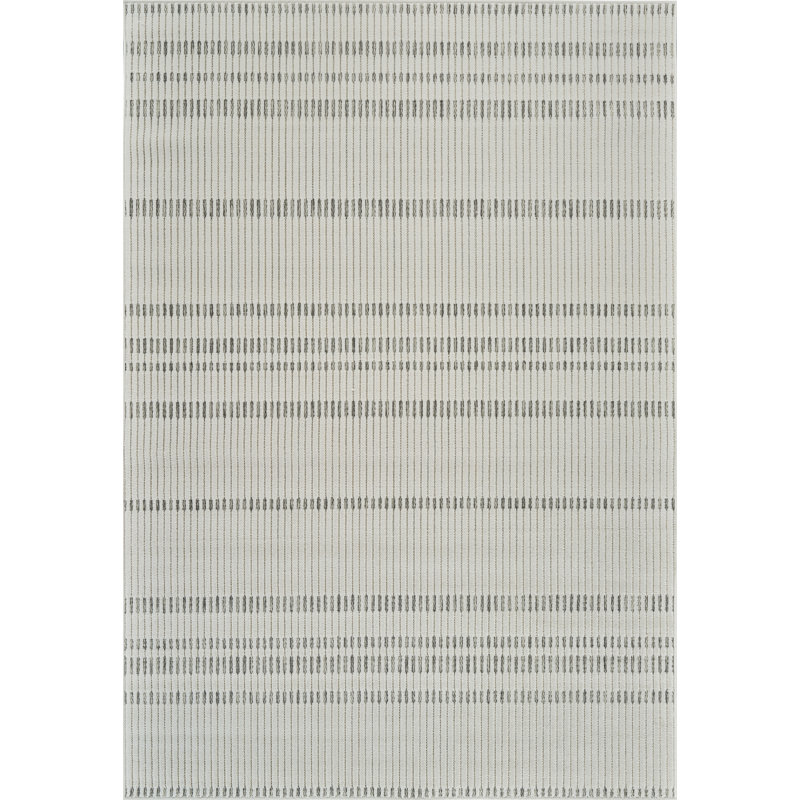 Rug Branch Hunter 4' x 6' (3'11" x 5'7") Cream/Beige Geometric Indoor Area Rug, Contemporary, Low Pile, Stain-Resistant Carpet - Living Room, Bedroom, Dining Room, and Kitchen