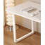 Bureau en pierre frittée avec porte-revues et structure en métal-1047008791-1047008788