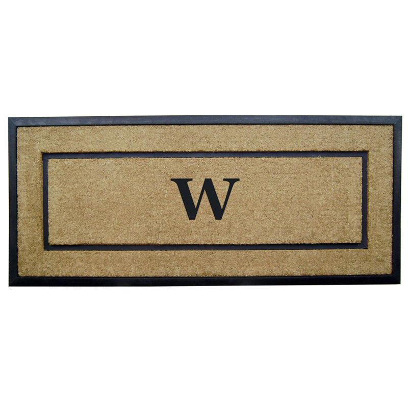 Tapis de porte antidérapant pour l'extérieur, L 24 po x L 57 po, W