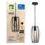 1 - Light Black LED Cylinder Pendant