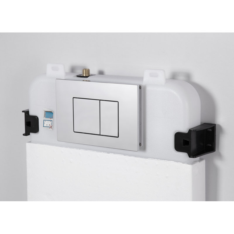 KDK HOME 1.28 Gallons GPF Elongated Wall Mounted Wall Hung Toilets (Seat Not Included)