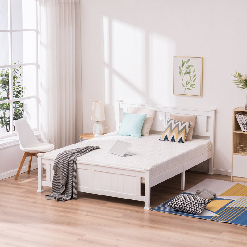 Straussview Solid Wood Slat Bed, Queen