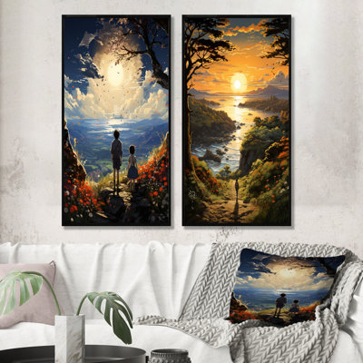 Ensemble de 2 décorations murales Sunrise Kid Solutide