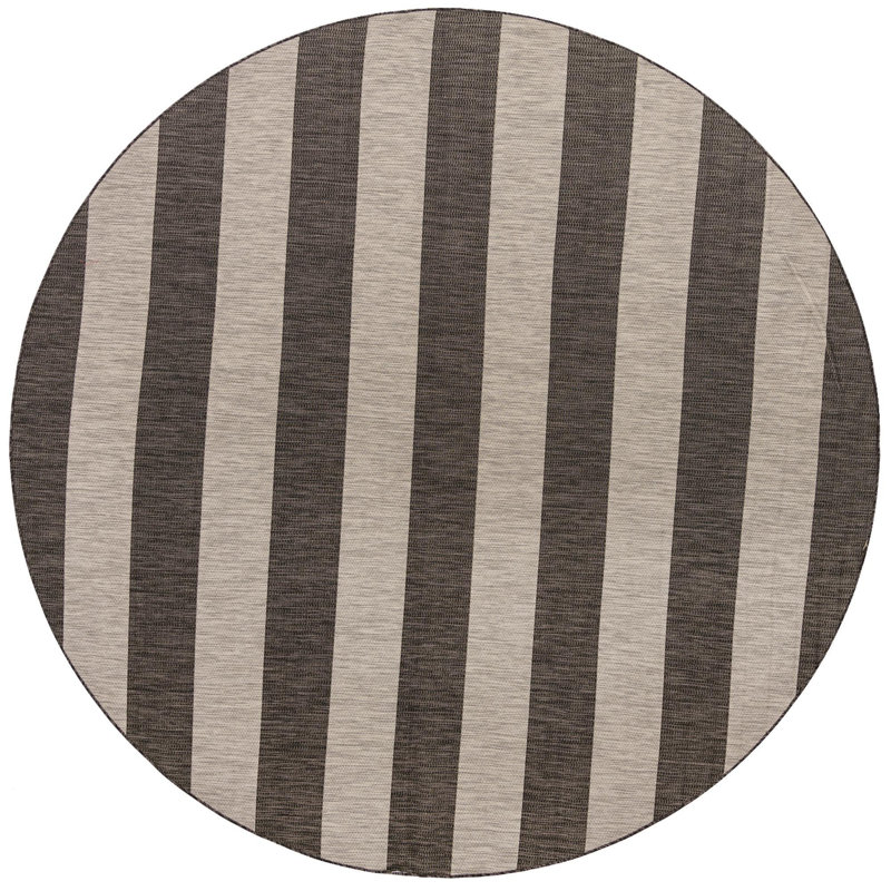 Tapis d'extérieur scintillant couleur étain, Rond 10 pi 8 po