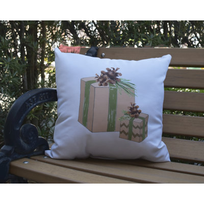 Housse de coussin carrée d’extérieur et d’extérieur maçelli nature