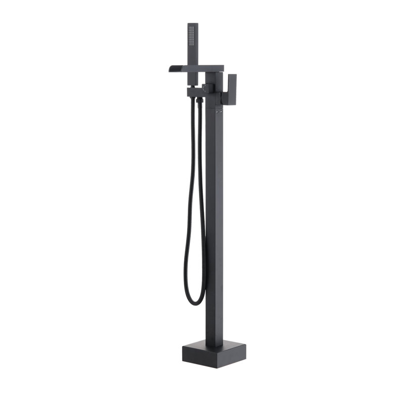 1 Handle Floor Waterfall Faucet with Diverter