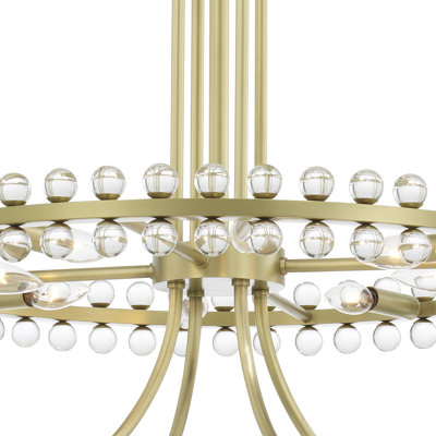 Kristine 24 - Light Dimmable Tiered Chandelier