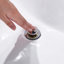 Robinet de salle de bain à 2 poignées avec ensemble de drain Alladdin-91336182