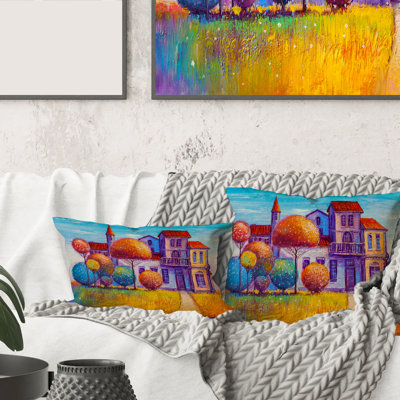Housse et insert de coussin House in the Fairy Tale Village