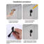 Adhesive Handle, Sliding Door Handle