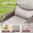  4-Piece Patio Furniture Set With Swivel Glider Chairs, 6-Inch Ultra-Plush Cushions & Water-Resistant Olefin Fabric-1223450136