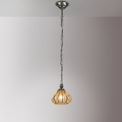 Carro 1 - Light Dark Steel Teardrop Pendant