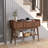Fluted Console Table With 3 Drawers And Open Storage Shelf, Console Sofa Table For Living Room-1546034928