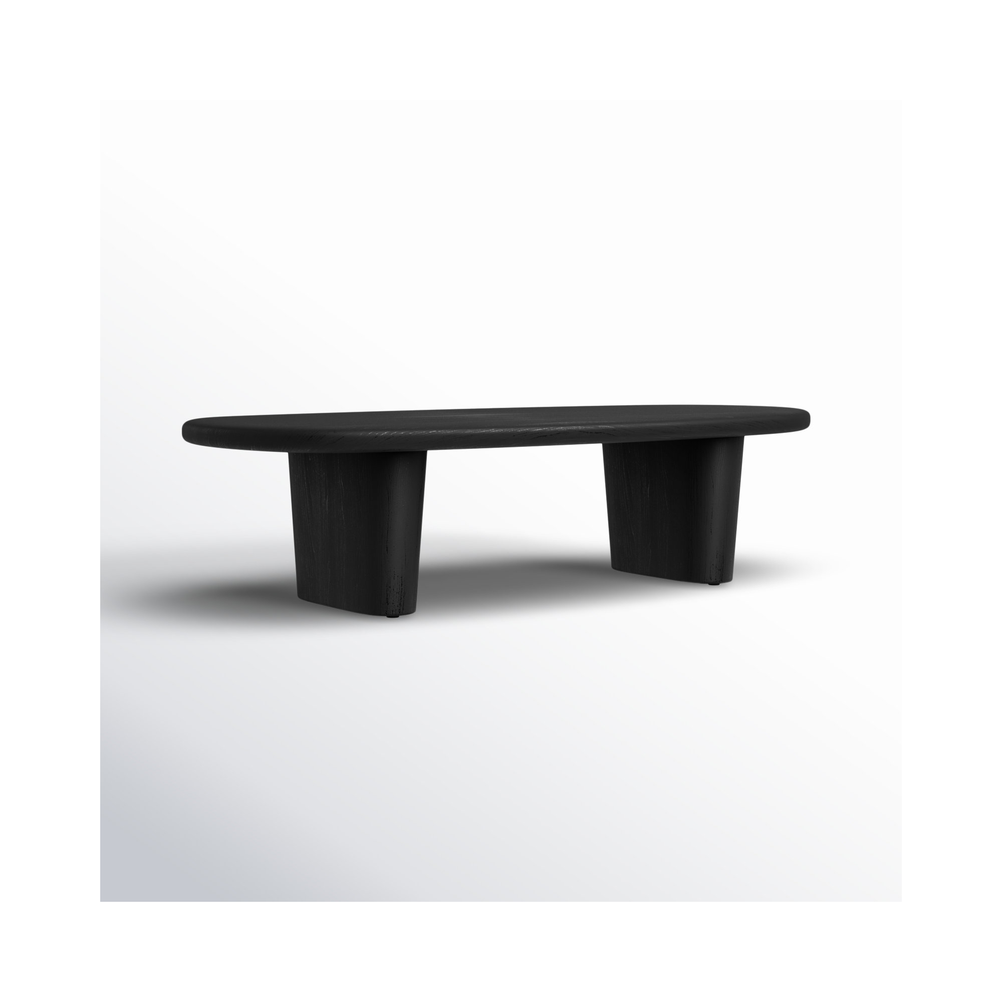 Laurel Coffee Table, Charcoal, Black