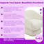 Fauteuil pivotant avec repose-pieds Boucle