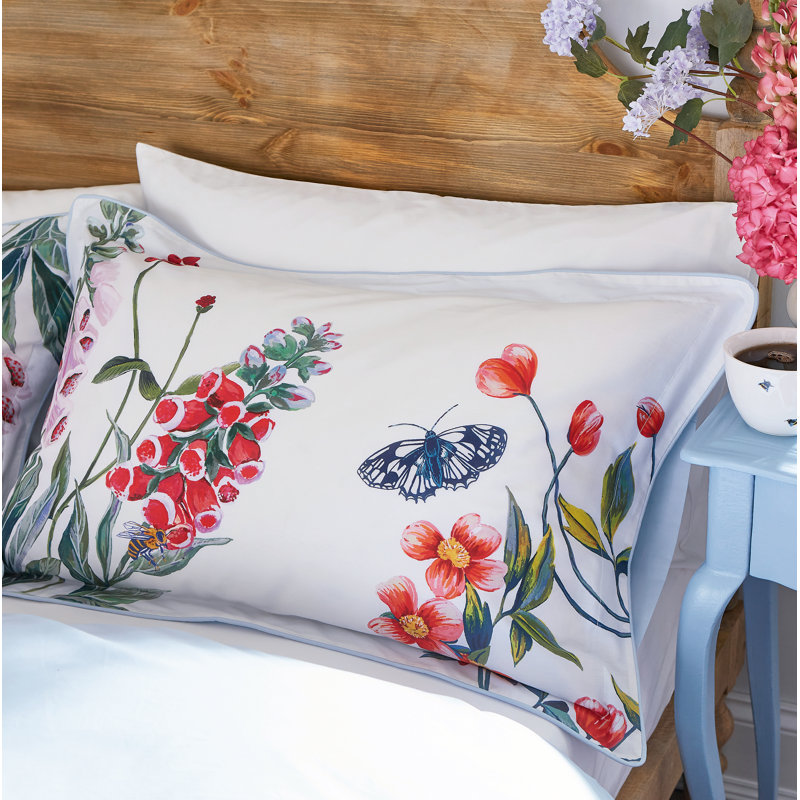 Green/Red/Blue 18TC Modern & Contemporary Duvet Cover Set, Single - 1 Standard Pillowcase