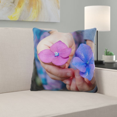 Coussin décoratif fleurs
