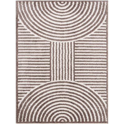 Zuhur Washable Geometric Indoor Rug