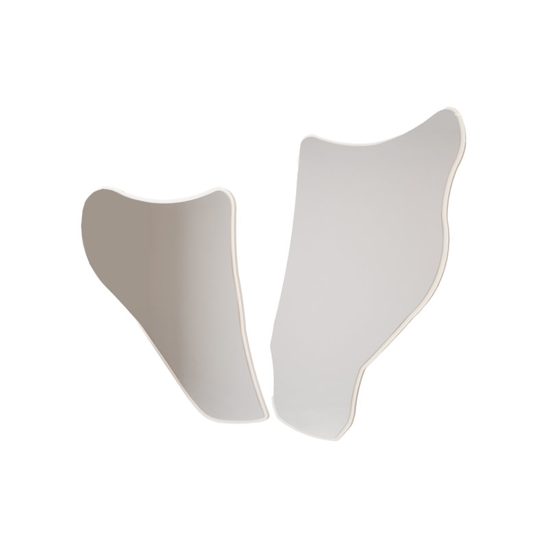 Miroir en bois manufacturé, Blanc