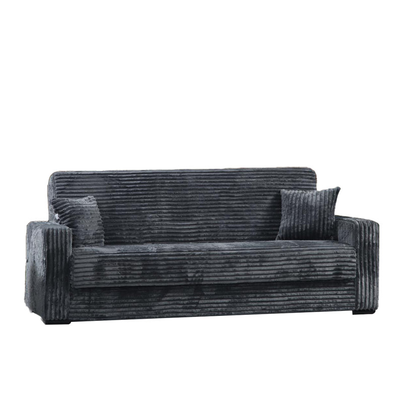 Canapé Monet, Gris, Noir, noir, noir, noir