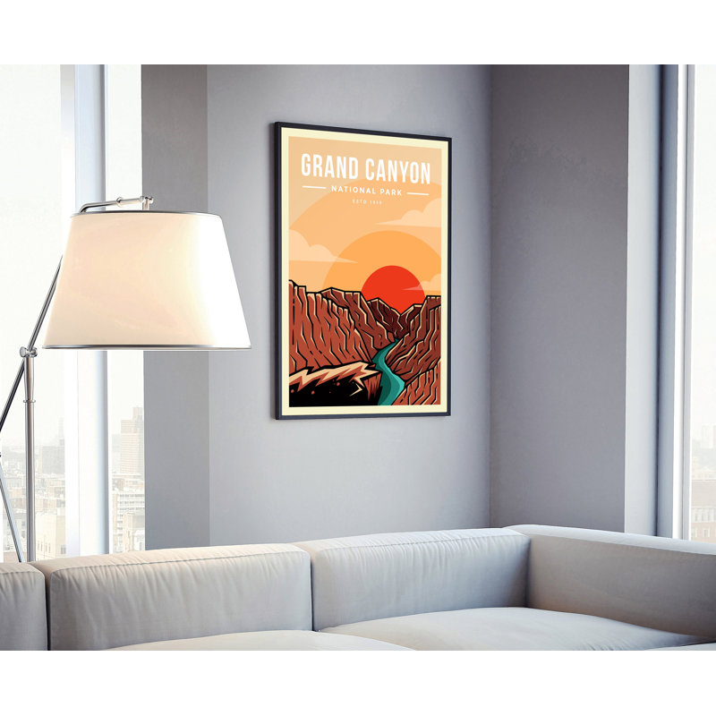 «Grand Canyon National Park Arizona», affiche de voyage, impression sans cadre, art mural maison et bureau