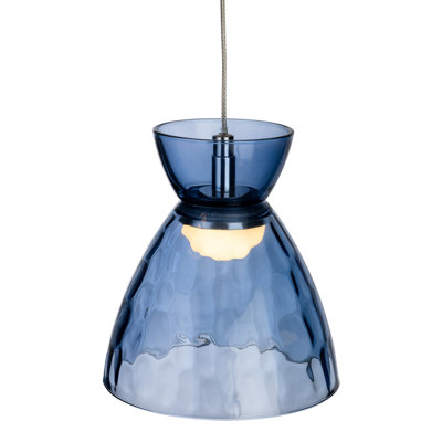 1 - Light Chrome LED Dome Pendant