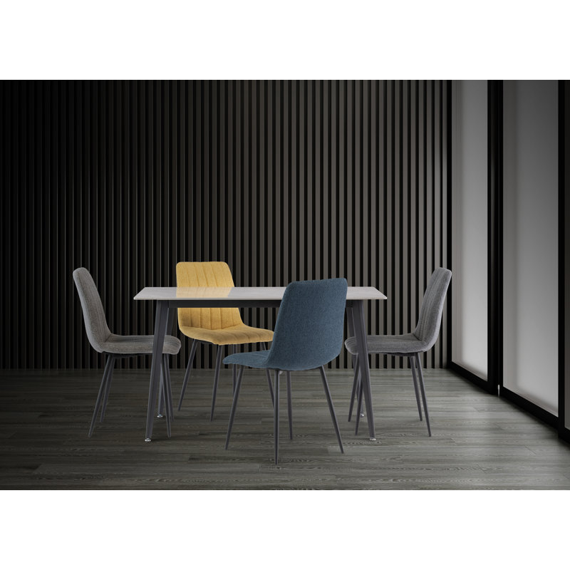 Ivy Rectangular Dining Table, H76 x L130 x W70cm, Grey
