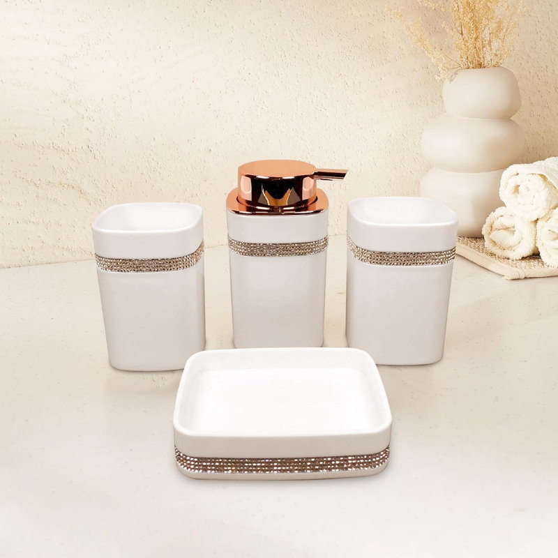 Binita Ceramic Bathroom Accessory Set