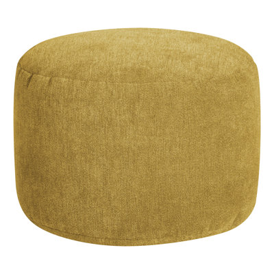 Dotcom Alfa 20" Wide Round Pouf Ottoman