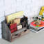 Rangement de bureau à 6 compartiments Krébiel-1646034572
