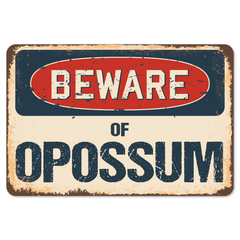 Decal-Opossum_Beware Of Opossum